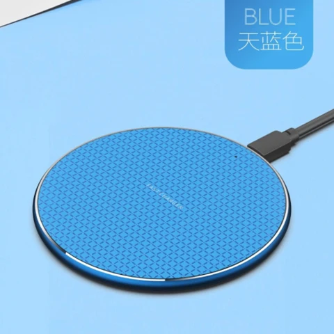 15W Qi Wireless Charger For iPhone 13 13Pro MAX 12 13 mini Induction Fast Magnetic Wireless Charging Dock Pad For Samsung Xiaomi 10W Blue