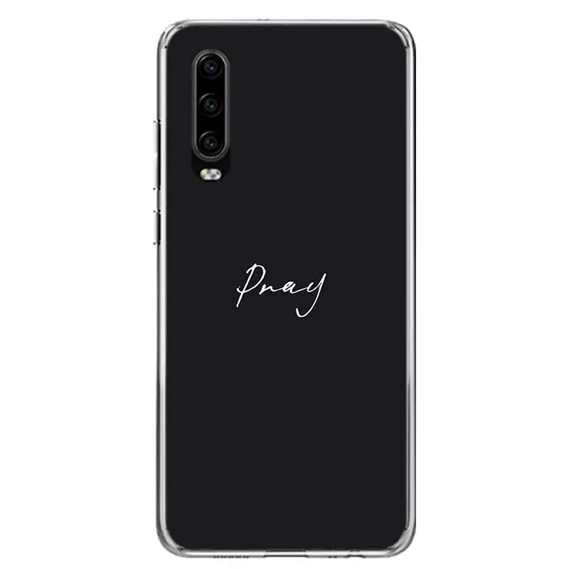 Бог молитва НАД ИИСУСОМ чехол для телефона для huawei P30 P20 mate 30 20 10 Pro P10 Lite P Smart Z+ Coque Shell Capa - Цвет: TW127-7
