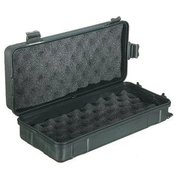 

Portable Plastic Travel Box Case Storage For Flashlight Torch Lamp Black