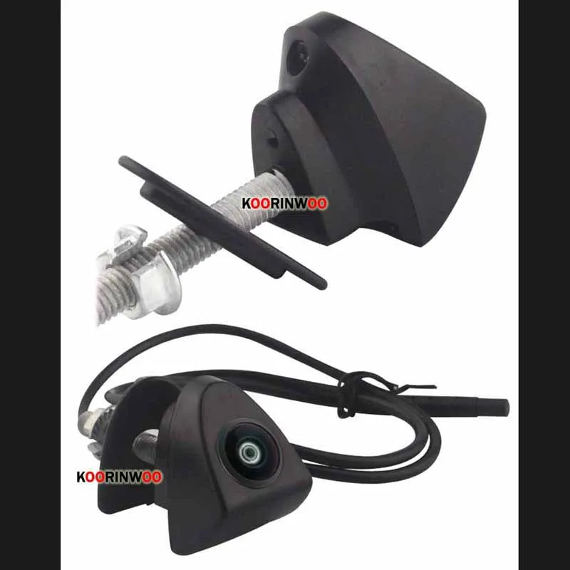 Koorinwoo LOGO Camera Car Front Camera 180 Wide Angle For Toyota Corolla Highlander Camry Prado C-HR Fortuner Willanda Parking