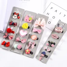 Детская шпилька головной убор Южная Корея милая принцесса Дамская Meng зажим для маленькой принцессы девочки боковая заколка для волос набор украшений