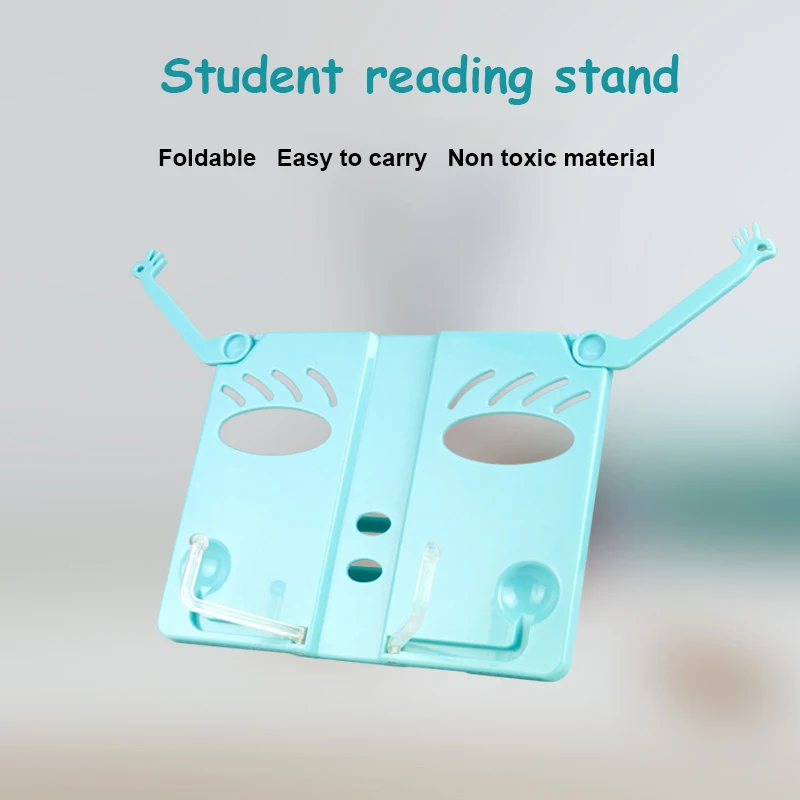 

Plastic Adjustable Computer Document Holder Book Rack Stand Reading Typing Frame Bookends Recipe Shelf Folding Holder Organizer