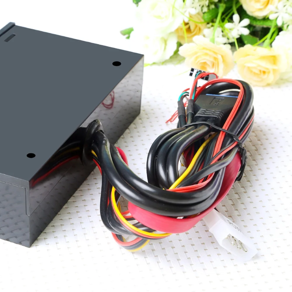 12V 5V Multifunctional Front Panel Card Reader USB 3 0 Hub 3 5mm Audio e SATA 3