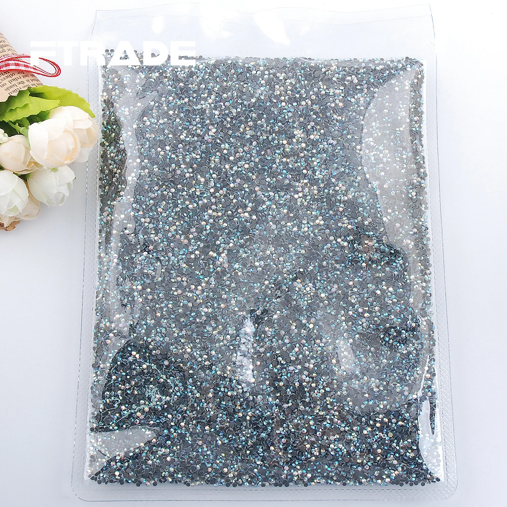 

Super Crystal AB SS6 SS10 SS16 SS20 SS30 Wholesale Hot Fix Rhinestones Glitter Crystals DIY Flat Back HotFix Stones Decor Strass