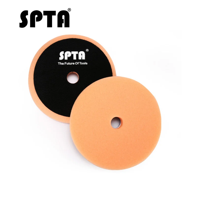 SPTA ультра тонкая 20 мм Автомобильная полировальная Подушка 6 дюймов 150 мм полировальные накладки полировочные колодки для двойного действия 5 дюймов полировальная ротационная полировальная насадка