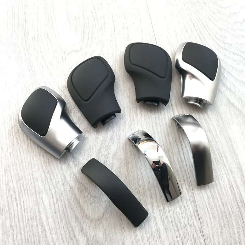 1PCS Chrome Matt With Leather Shift Knob Gear Side Cover DSG <br />Emblem For VW Golf 6 7 R GTI Passat B7 B8 CC R20 Jetta MK6 GLI-in Gear <br />Shift Knob from Automobiles