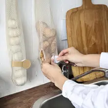 Кухонный мусор хранение мусора мешок лук держатель овощ-Картофель подвесная сетка фрукты имбирь Органайзер контейнер чеснок Еда Saver