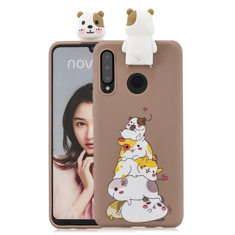 Для huawei P30 P10 P20 Lite чехол силиконовый милый 3D Кот ТПУ мягкий чехол на заднюю панель чехол для huawei P30 P20 Pro P8 P9 Lite Coque