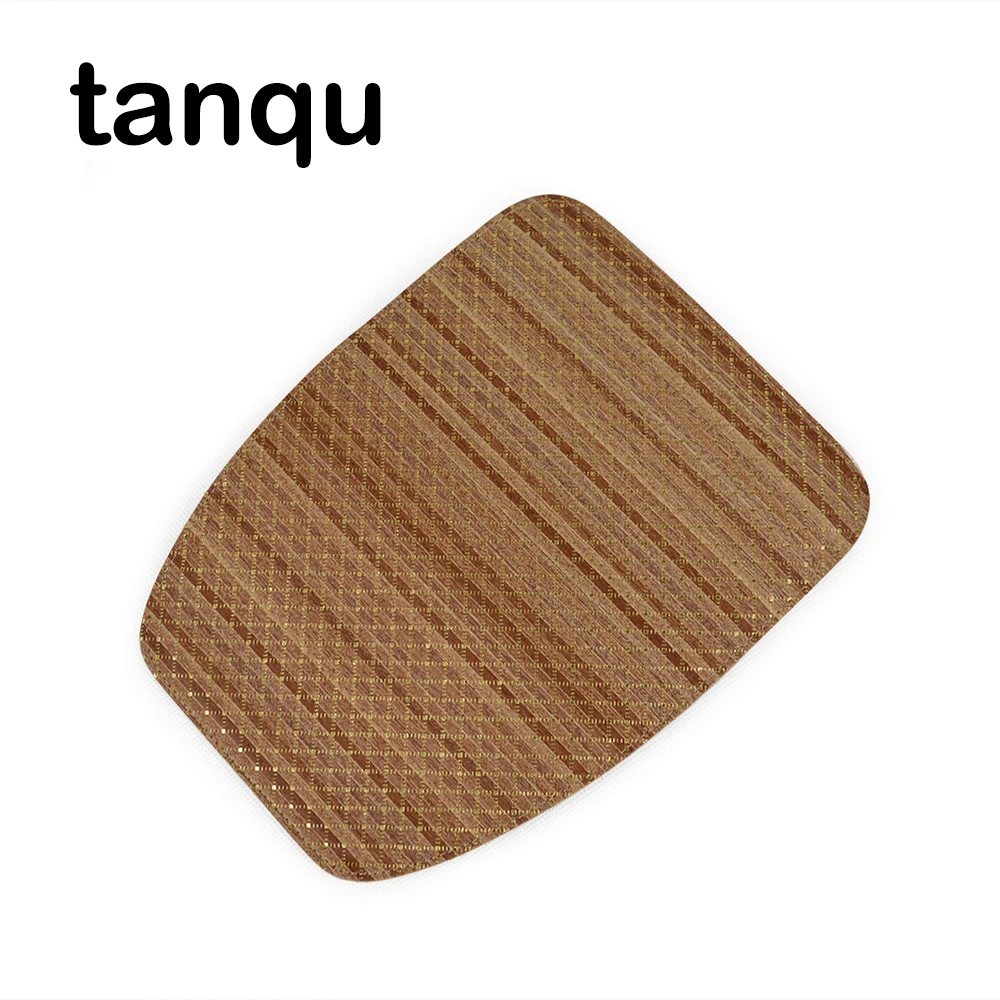 

tanqu Round PU Leather Flap for O pocket O bag Cover Wood Grain pattern Clamshell with Magnetic Lock Fastener for Obag OPocket