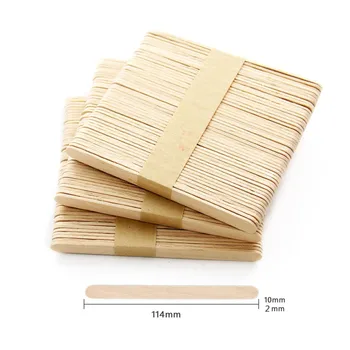 

20 Packs Popsicle Sticks (1000 Pieces) Wooden Popsicle Sticks Hand Crafts Art Ice Cream Lolly Cake Diy Making Ice Cream Sticks