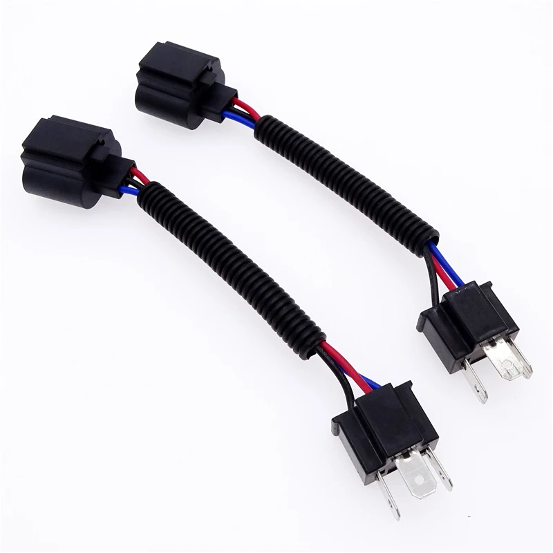 1 пара для H4 мужчина к H13 Автомобильный USB штыревой частью соединения Светодиодный