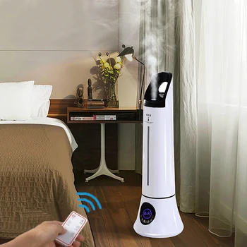 

5L Floor-standing Humidifier Home Bedroom Air Aromatherapy Ultrasonic Humidifier Cool Nano Mist Maker Essential Oil Diffuser