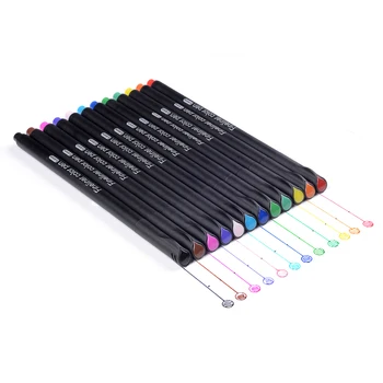 

12/24/36 Colors 0.4mm Liner Pens Water Based Assorted Ink Pen Set for Painting School Office Art Supplies 36pcs Colored Pencils