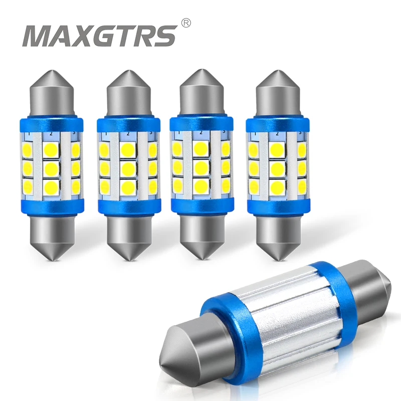Светодиодная лампа CANBUS Festoon C10w 5x C5w для чтения внутренняя Лицензия автомобиля с