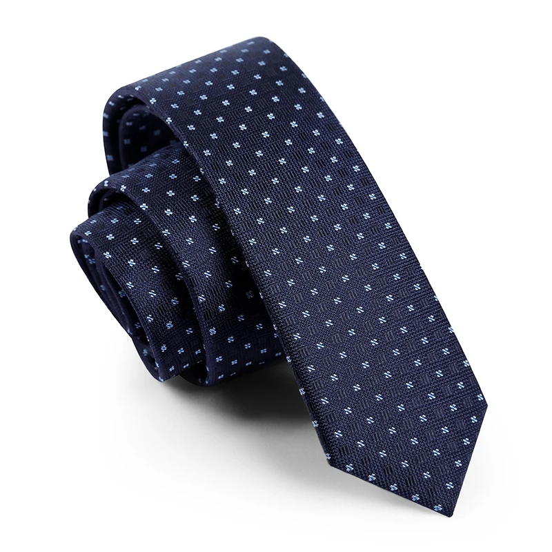 Высокое качество новые дизайнерские бренды модные деловые 5 см тонкие галстуки для мужчин шелк Галстук Формальная работа с подарочной коробкой синий