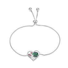 Модный Кристальный браслет серебристый цвет регулируемый браслеты с кулоном в форме бесконечности для женщин свадебный браслет ювелирные изделия