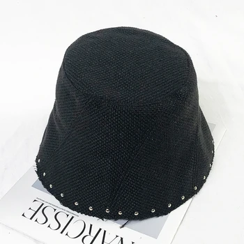 

Fisherman hat women fashion bucket hat spring and autumn sun hat personality basin hat tide