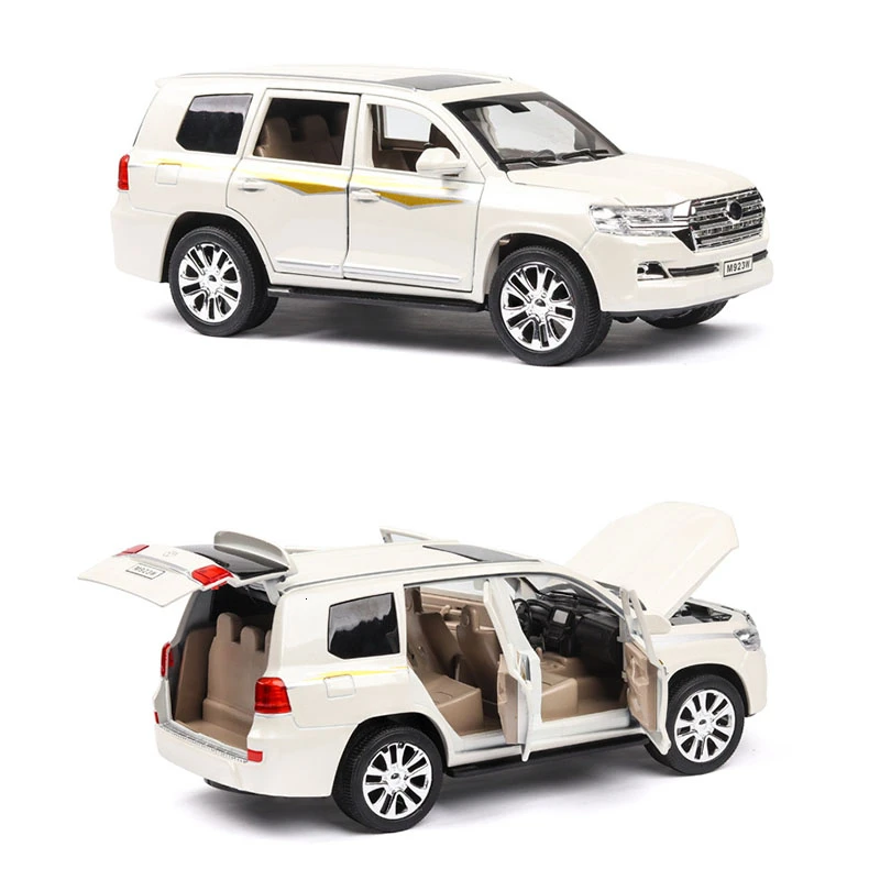1/24 литья под давлением модель автомобиля сплава Land Cruiser SUV LX570 внедорожные