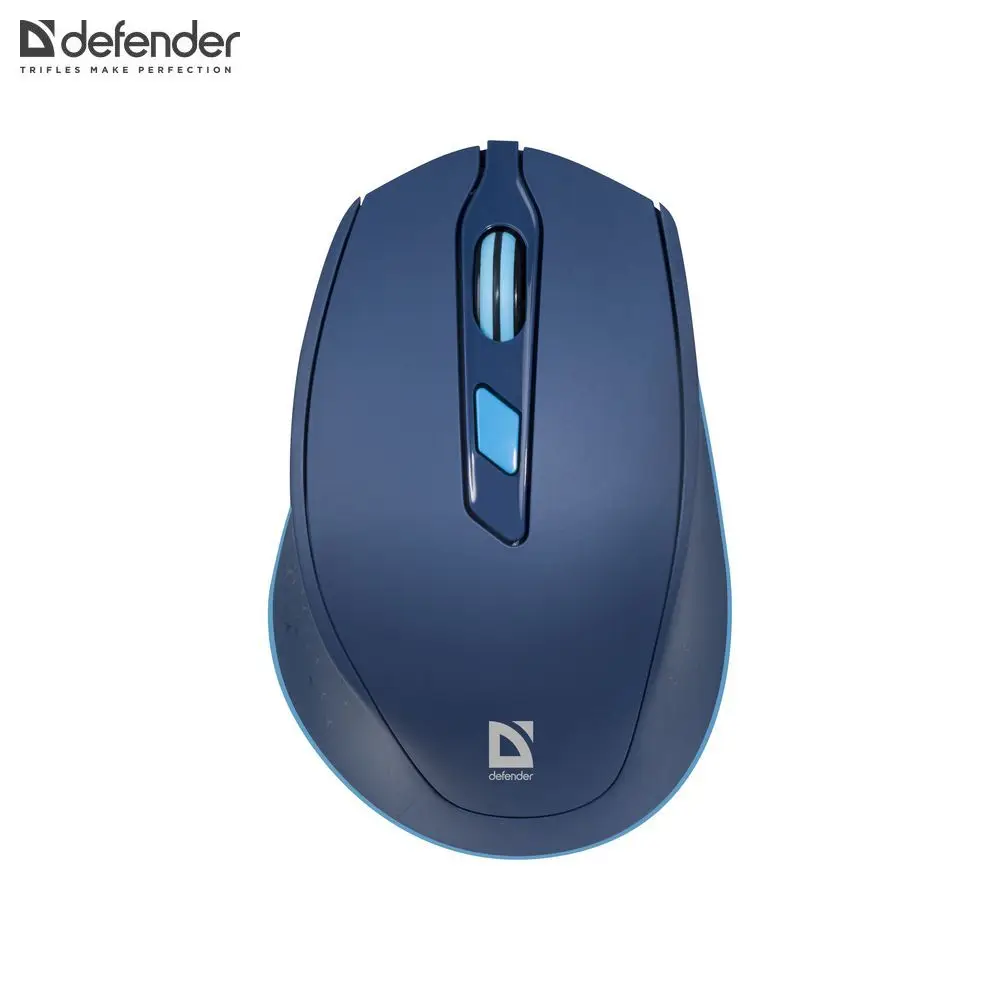 Компьютерная мышь Defender Genesis MM-785 синий,6 кнопок, 1200-2400 dpi