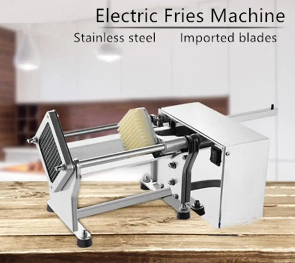 Stainless Steel Electric Potato Chipper Household Kitchen Commercial Multi-functional Fruit and Vegetable Slicing | Инструменты
