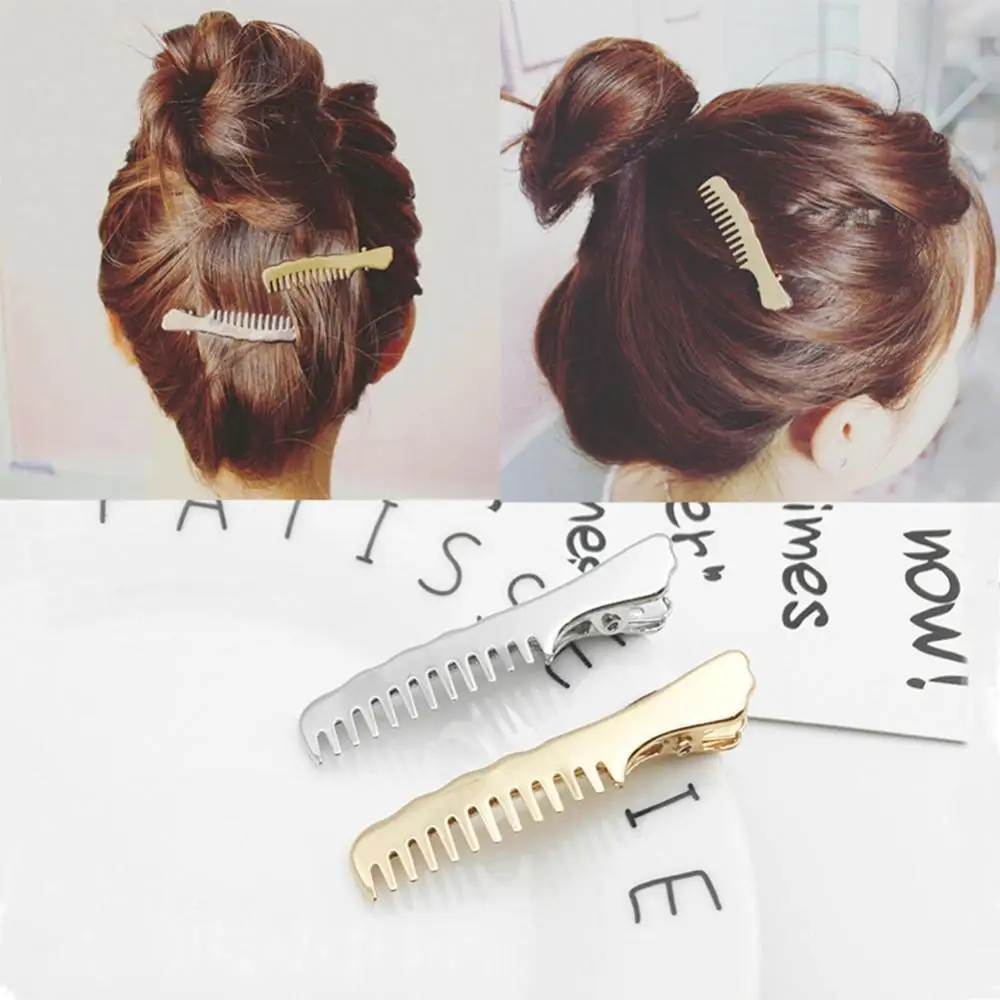 Lovely Comb Style Metal hair clips Hair Side Clip Women Girls Headwear Accessories hair clips
