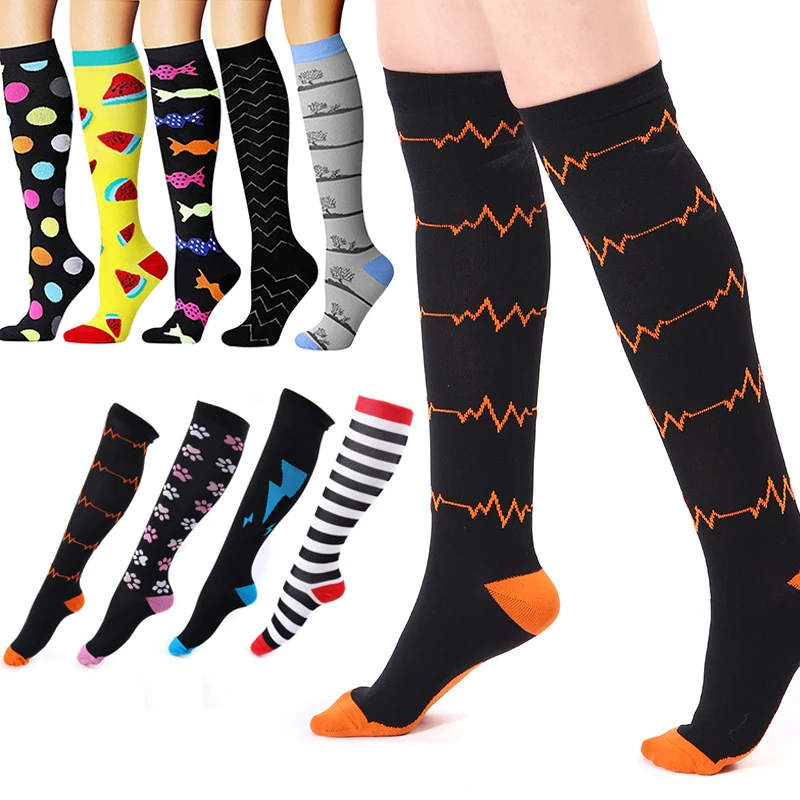 49 Styles Unisex Socks Compression Socks Breathable Outdoor Travel
