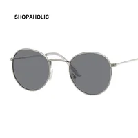 Petites lunettes De soleil rondes rétro femme marque Designer lunettes De soleil Vintage pour lunettes femme luxe miroir Ray lunettes Oculos De Sol 3