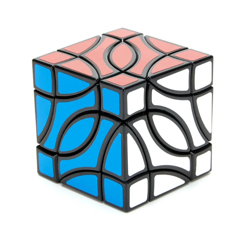 Lanlan Cube Pisces Jarro Cubo Magicfour Canto Duplo Peixe Quebra-cabeça Profissional Antistress Brinquedos Educativos 4-canto 2 Lanlan cubo de piscinas, cubo mágico de