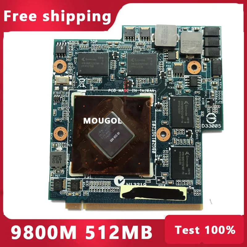Видеокарта VGA для ноутбука Asus G50VT G50V 69N0BBV10B01-B01 69N0BBV10A03-A03 9800 МБ GS 9800MGS - Цена: 4 676,65 руб.