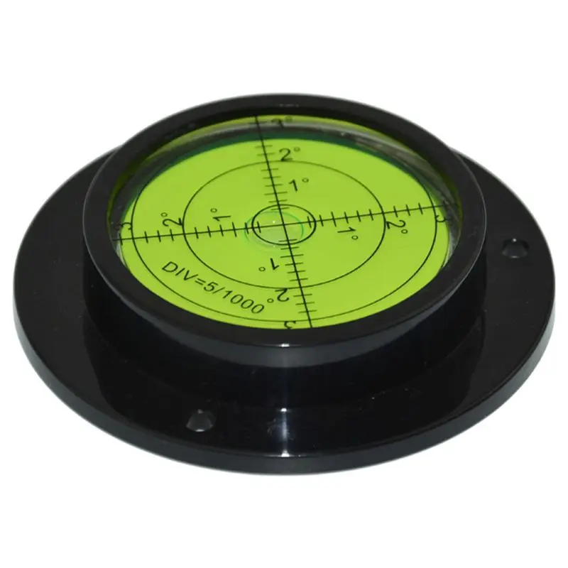 90 мм Универсальный уровневый инструмент горизонтальный Высокая точность уровень быков-глаз пузырьковый дух черный зеленый с монтажными отверстиями 831F