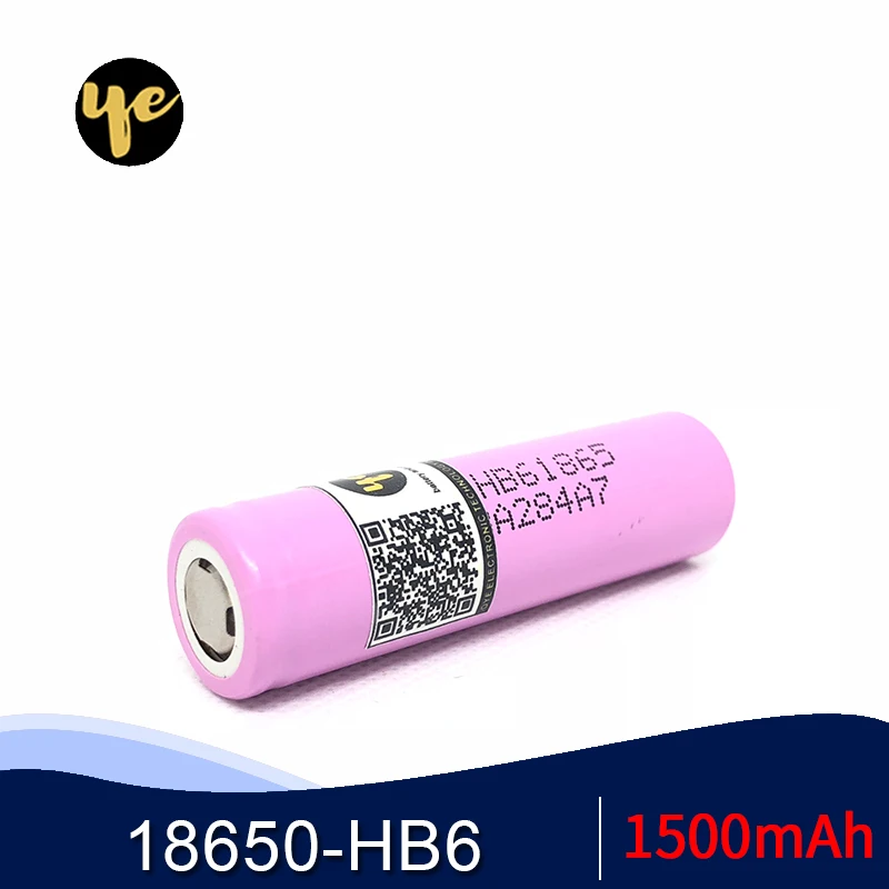 100% оригинал HB6 18650 1500 мАч 30A 3 7 В литий-ионная аккумуляторная батарея с плоским