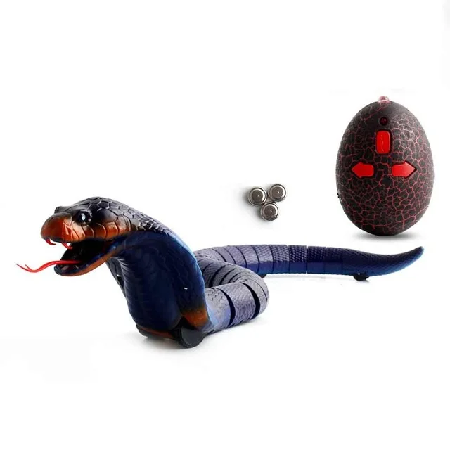 Новинка 1 шт. радиоуправляемая игрушка со змеем, пластиковая инфракрасная смешная Змея с дистанционным управлением, гремучая змея, озорство, рождественский подарок, мебель - Цвет: Viper