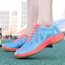 Кроссовки для мужчин и женщин; обувь для бадминтона; Высококачественная обувь из ЭВА с защитой от скольжения; Профессиональная женская спортивная обувь; большие размеры