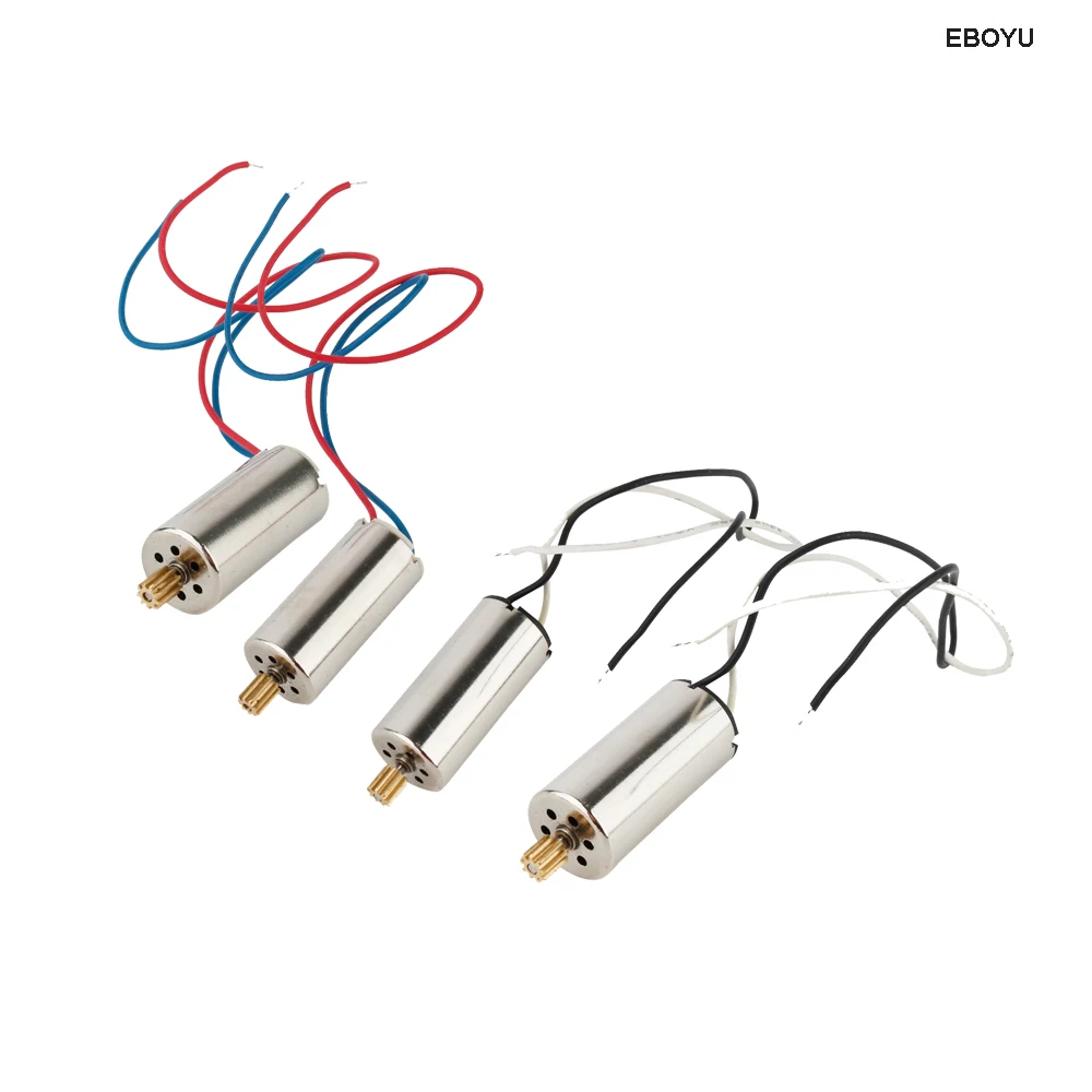 

4 шт. * сменные двигатели CW + CCW двигатели с металлической шестерней для XKY K10 GPS дрона Сменные запасные Части RC Квадрокоптер Дрон