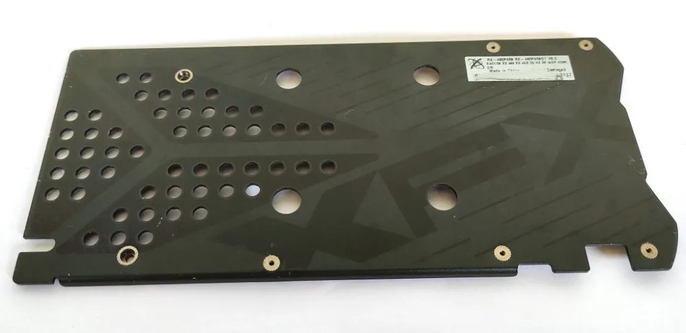 gaphics placa traseira da placa de vídeo com parafusos de montagem