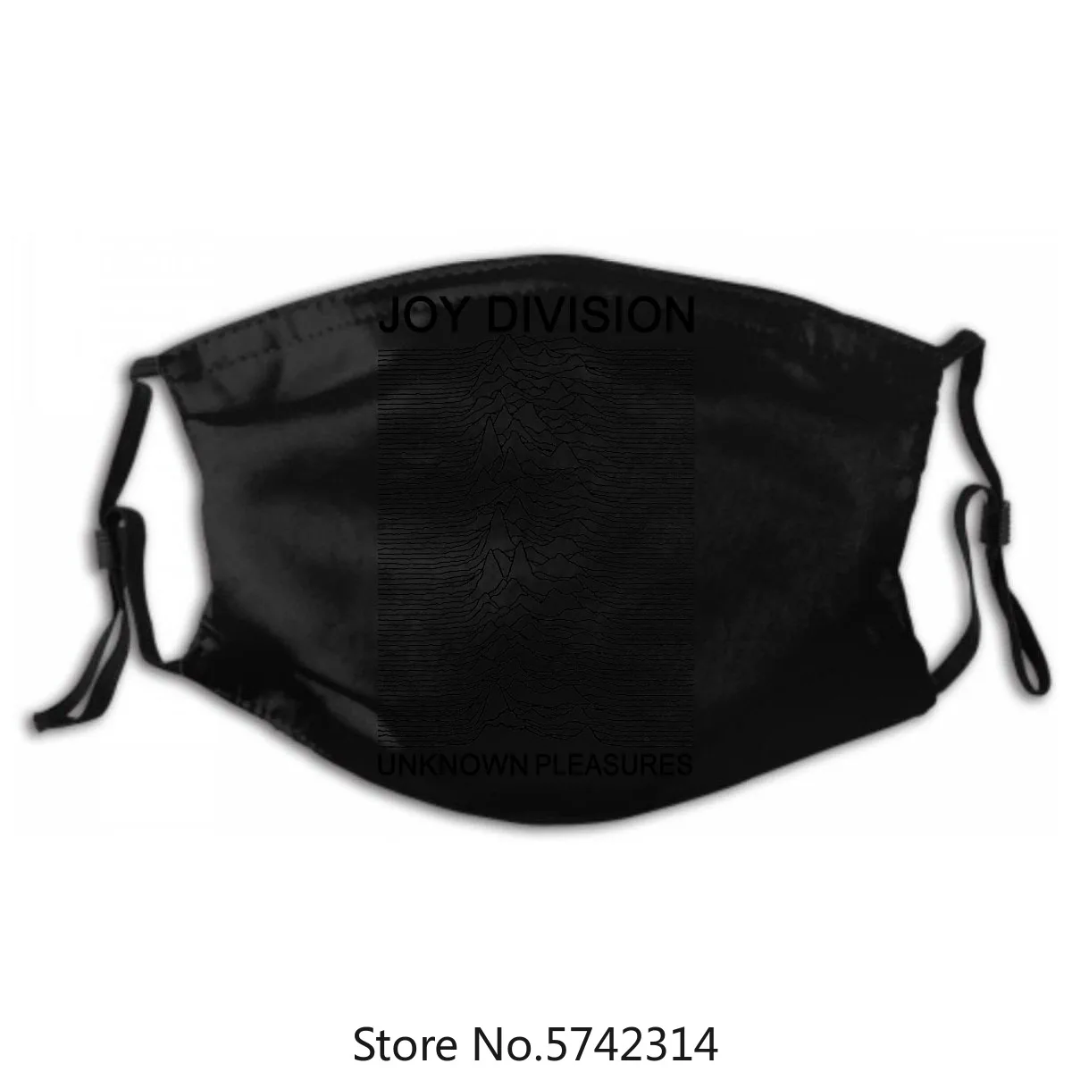 

Joy Division Mask Unknown Pleasures 100 Official White Version New Order Washable Reusable Mask with PM2.5 Filters 5 Layers
