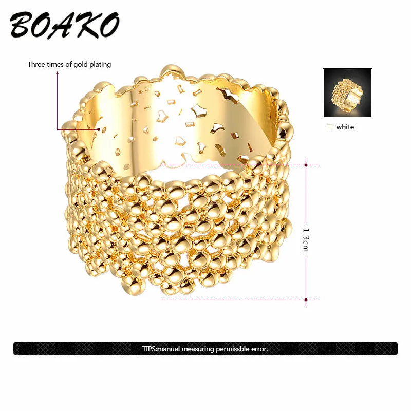 

Size 6-11 Gold Color Rings for Women Simple Wide Band Rings Fashion Bagues Female Wedding Ring Party Jewelry Girlsfriend Gift S4