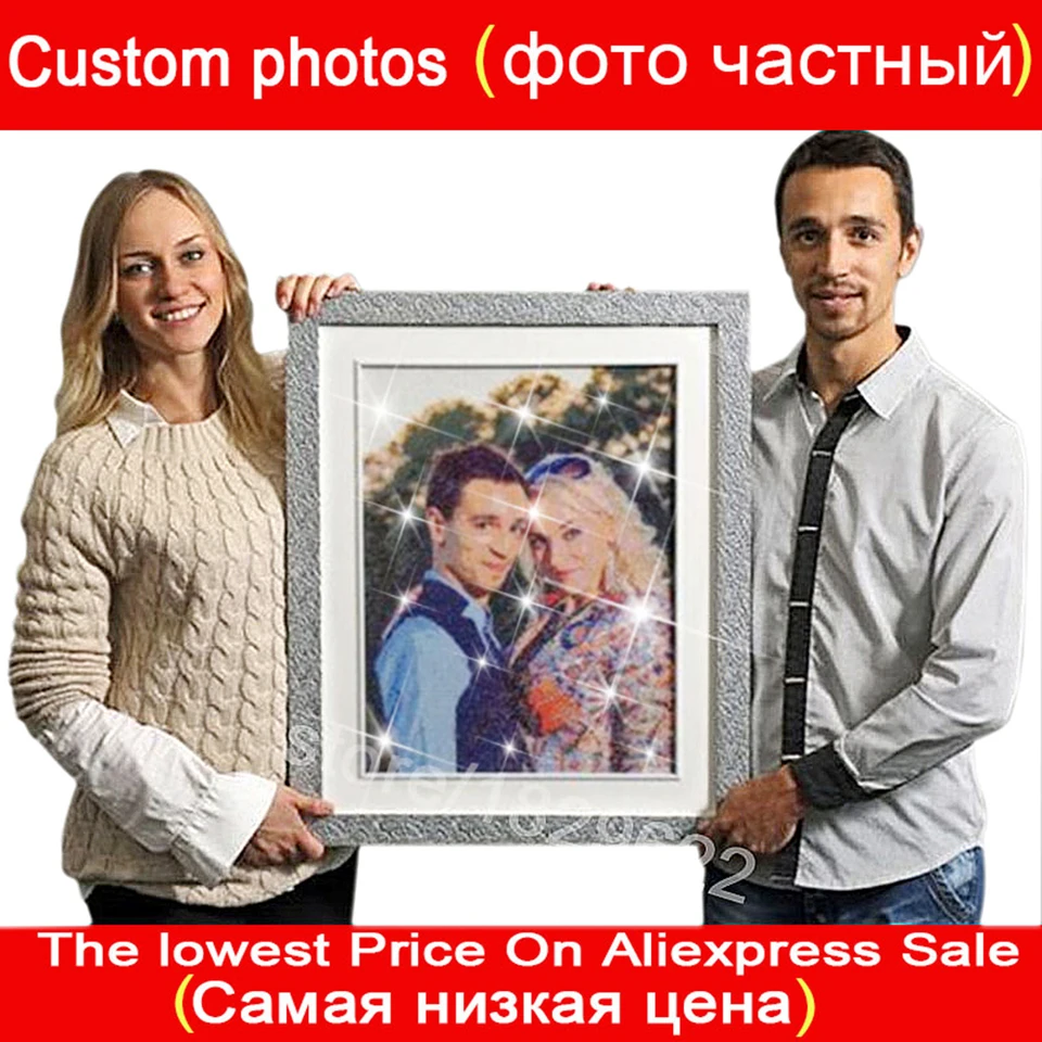 Custom Diamond Painting Kits for Adults, 5D DIY Personalized Diamond Art  from Photo, Private Custom Your Own Diamond Art Customized Paint by Number