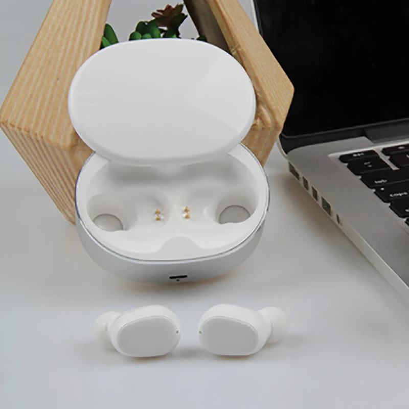 M3 Bluetooth Headset TWS Bluetooth 5 0 In Ear Stereo Sports Sweatproof Wireless Headset with 400Mah Charging Box