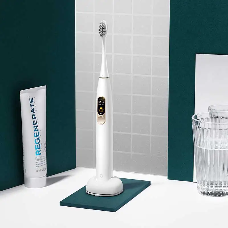 Global Version Oclean X Sonic Electric Toothbrush Color LCD Touch Screen IPX7 4 Brush Modes Fast Charge 30 days Tooth Brush Global Version Oclean X Sonic Electric Toothbrush Color LCD Touch Screen IPX7 4 Brush Modes Fast Charge 30 days Tooth Brush