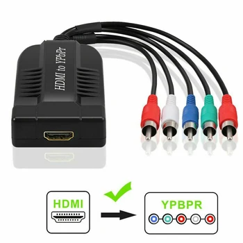 

HDMI to YPbPr Converter HDMI Male to 5RCA RGB YPbPr Component Video Converters For PS4 1080P 720P HDMI to Component YPbPr