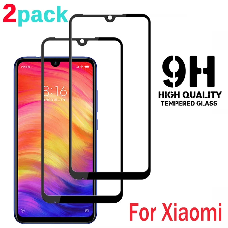 Закаленное стекло для Xiaomi Redmi Note 7 2 шт. защитная пленка экрана 6 5 8 Pro 5A Plus 6A |