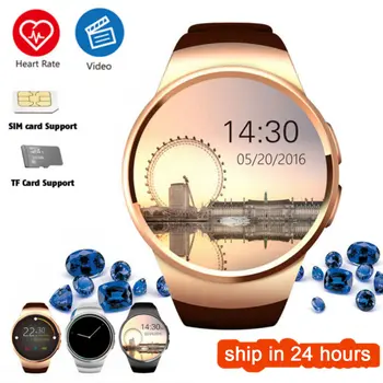 

KW18 Smart Watch Support SIM TF Card Heart Rate Monitor MTK2502 Smart Sport Watch for Android IOS Phone with Box