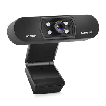 

BEESCLOVER HD Web Camera with Built-in HD Microphone USB Plug in Web Cam Widescreen Video 1080P Webcam r60