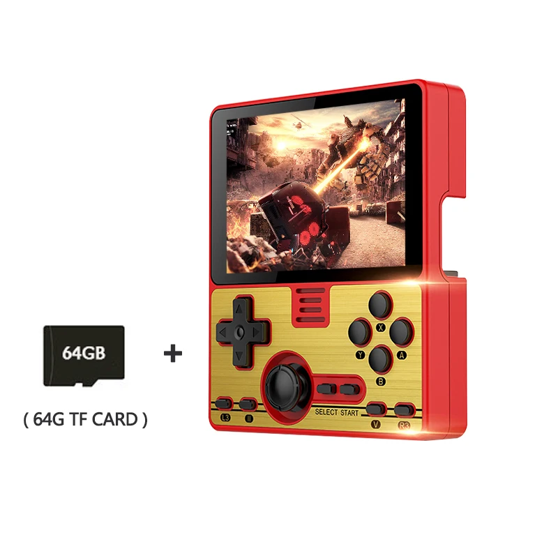 New RGB20 Mini Retro Game Console 3.5 " IPS Full-Fit Screen Handheld Game Player Built-in Wifi Module Multiplayer Online Games 