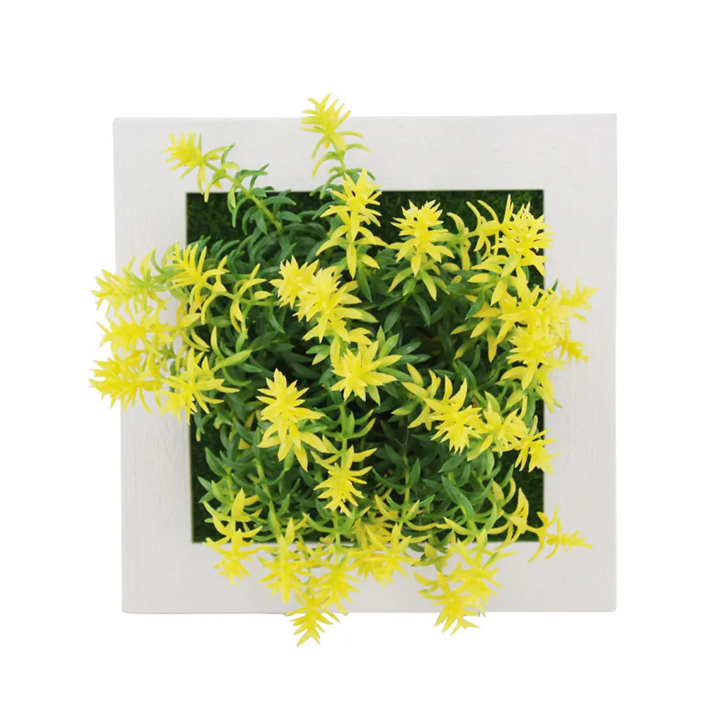 Pastic Цветочные рамки креативное растение фото украшения для дома суккулентные растения имитация моделирования 3D Растения Орнамент