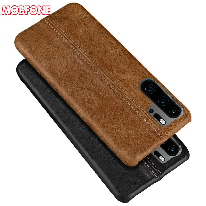 Genuine Leather Case for Huawei P30 Pro Lite Vintage Hard PC Back Cover P20 P10 Plus Coque Fundas |