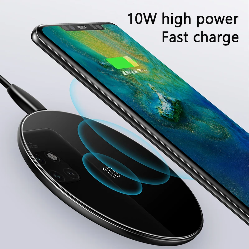  Baseus Special Design 10W Qi Wireless Charger For Huawei P30 P30 Pro Fast Wireless Charging Pad For