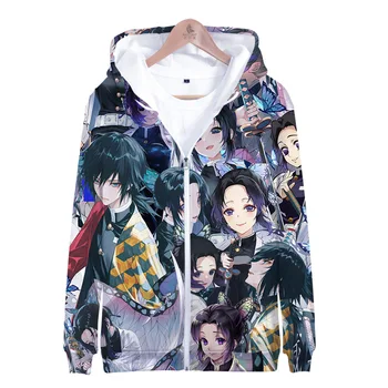 

Anime Demon Slayer Kimetsu No Yaiba Tanjiro Kamado Hoodies men women Fashion Harajuku Hoodie Sweatshirt Oversized Jacket Clothes