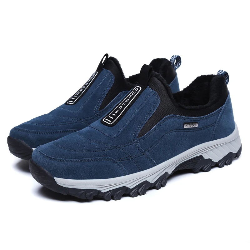 

Dacomfy Winter Men Boots Ankle Warm Snow Boots Outdoor Hiking Shoes Waterproof Climbing Trekking Shoes Training Sport Sneakers